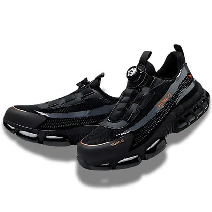 HONG-G - Baskets de sécurité basket de sécurité noir Basket de sécurité pour homme et femme Baskets de sécurité S1p