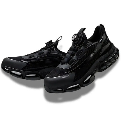 HONG-G - Baskets de sécurité basket de sécurité noir Basket de sécurité pour homme et femme Baskets de sécurité S1p