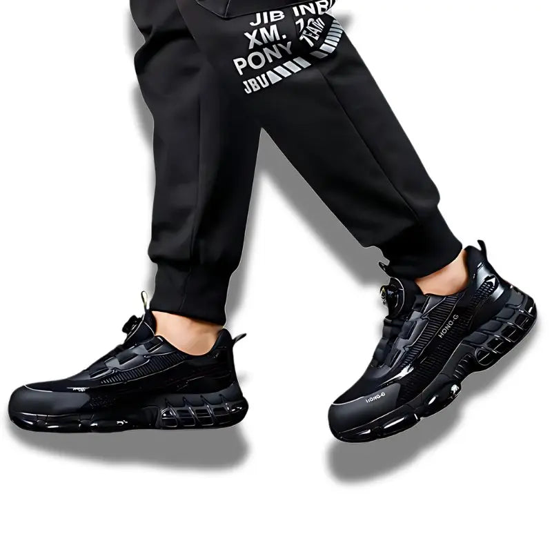 HONG-G - Baskets de sécurité basket de sécurité noir Basket de sécurité pour homme et femme Baskets de sécurité S1p