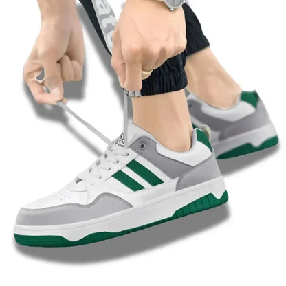 HUIDUN - Chaussures de sécurité en cuir pour Homme Vert