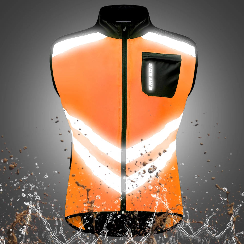 Gilet Haute Visibilité WOSAWE Reflective Pro BL208-B 1
