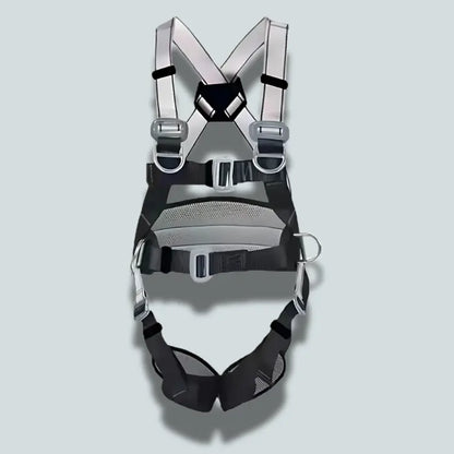 Kit harnais complet avec mousqueton Harnais noir et gris activit avec besoins ceinture complet confort corde couleurs curit escalade fabriqu fiable garantit harnais hauteur lors mousqueton optimale points pour protection quip toutes travail travaux votre vous