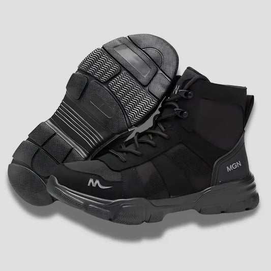 MGN | Bottes de sécurité confortables Noir 20345 avec bottes certifi confort confortables contre curit dans elles exceptionnelle journ leur longues objets offrent optimale pieds plus pour protection semelle tout toutes travail vous
