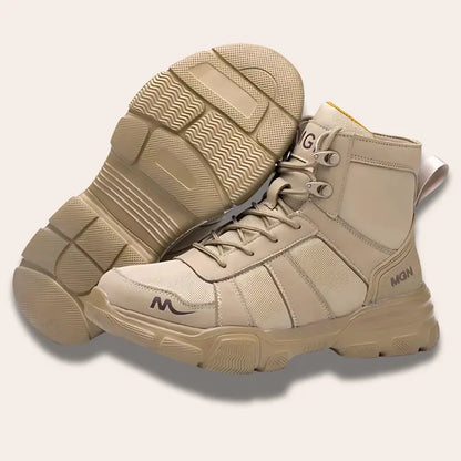 MGN | Bottes de sécurité confortables Beige 20345 avec bottes certifi confort confortables contre curit dans elles exceptionnelle journ leur longues objets offrent optimale pieds plus pour protection semelle tout toutes travail vous