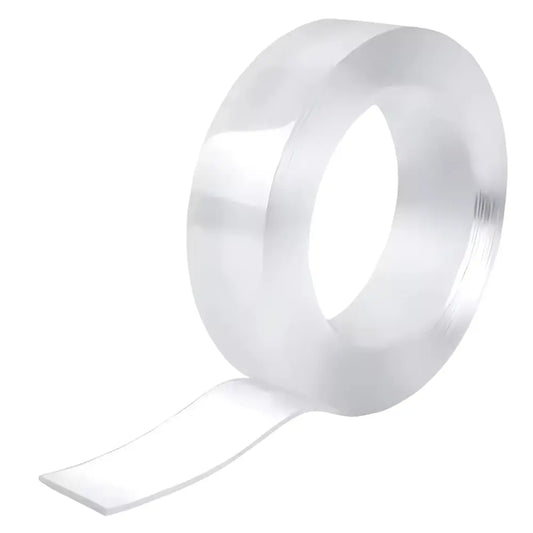 NANO : Adhésif Lavable Double Face 2 mm couvrez double durable face fixation fixer lavable murs nano pour sans solution surfaces tout usage utiliser votre vous