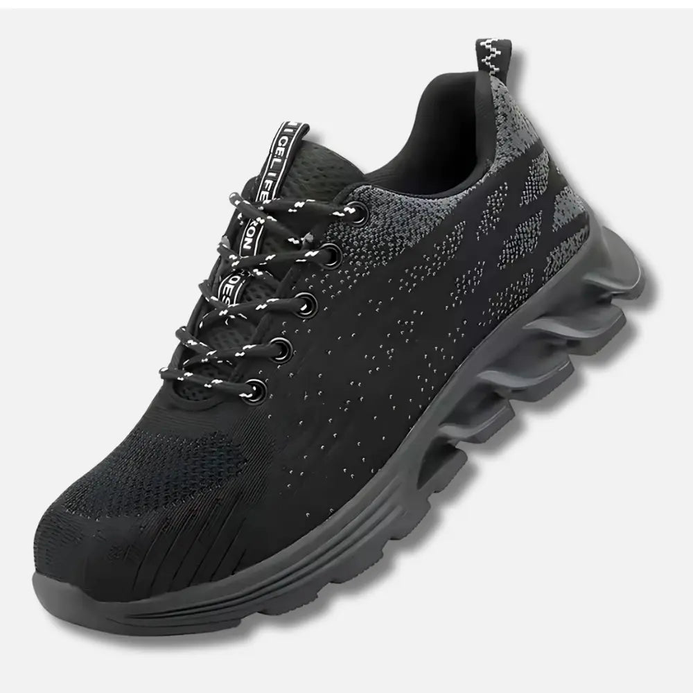 NICELIFE - Baskets de sécurité antistatiques Gris acier antistatique antistatiques automne baskets caoutchouc confort curit doublure durable elles embout hiver maille nicelife pour printemps protection respirante rieure saison saisons semelle style sécurité toutes