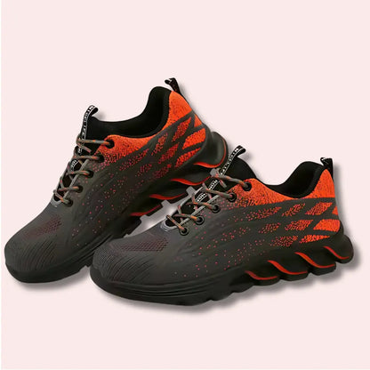 NICELIFE - Baskets de sécurité antistatiques acier antistatique antistatiques automne baskets caoutchouc confort curit doublure durable elles embout hiver maille nicelife pour printemps protection respirante rieure saison saisons semelle style sécurité toutes