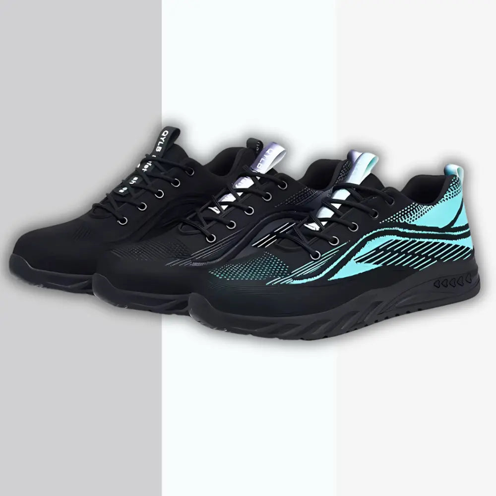 QYL-B - Baskets de sécurité ventilées acier avec baskets caoutchouc certifi chauds confort curit dans doublure durable elles embout environnements journ long maille optimale pour protection riau rieur rieure semelle sécurité travail tricot ventil volant