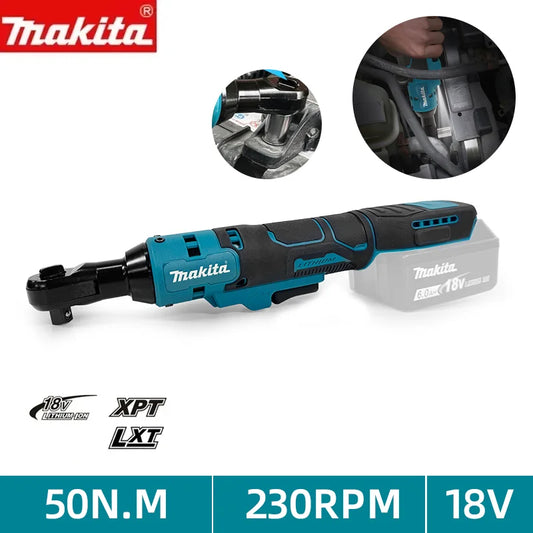 Makita Clé À Cliquet À Angle Droit Sans Fil Multifonction 18 V LED