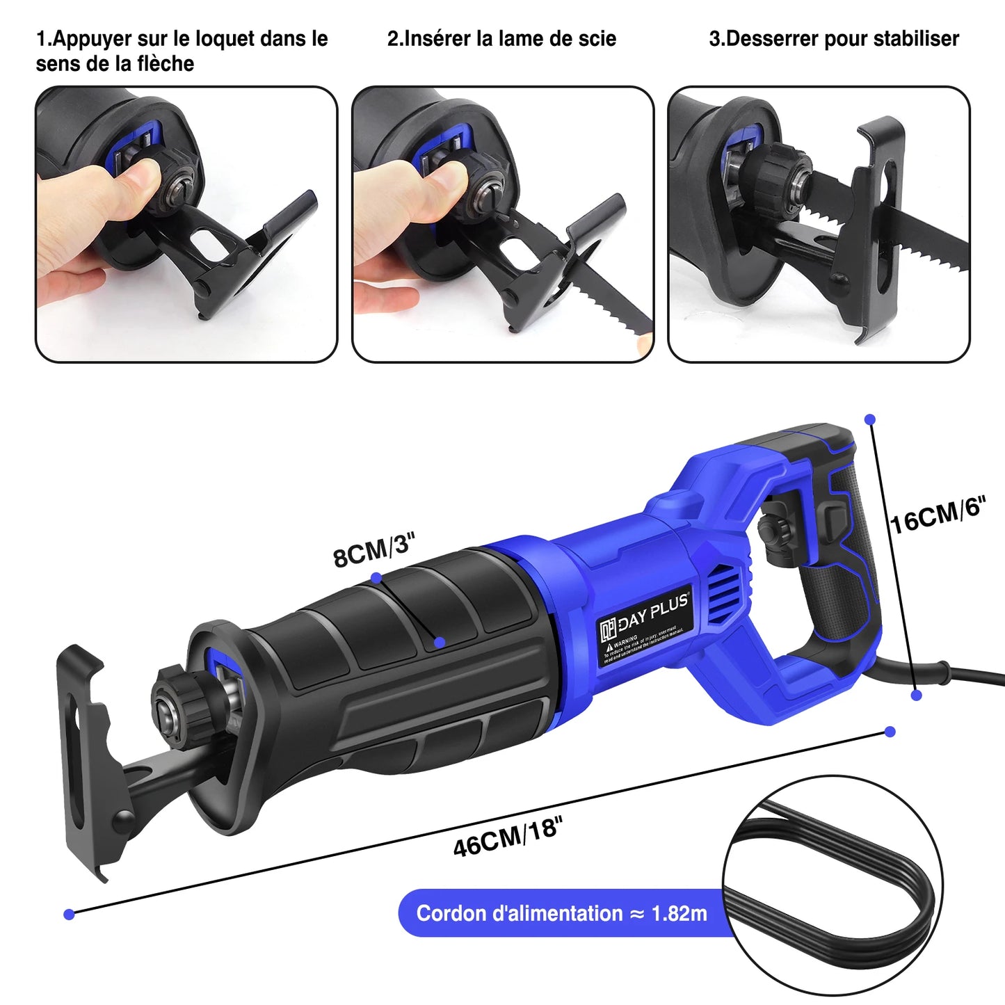 DayPlus Scie Sabre 900 W - Vitesse Variable - Changement De Lame Sans Outil 900w _Hi_chtgptapp_optimised_this_description-generator _Hi_chtgptapp_optimised_this_seo-meta-description _Hi_chtgptapp_optimised_this_seo-meta-title _Hi_chtgptapp_optimised_this_tags-generator _Hi_chtgptapp_optimised_this_title-generator ac changement lame dayplus découpe filaire lame sabre outillage professionnel sans outil scie alternative scie sabre vitesse variable