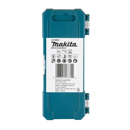 Makita Jeu Forets HSS Métal Et Bois Performance Durable Hélicoïdaux Tailles