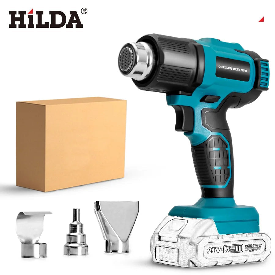 HILDA Pistolet À Air Chaud Sans Fil Chauffe Rapide Compatible Makita Sans batterie AB231 21v _Hi_chtgptapp_optimised_this_description-generator _Hi_chtgptapp_optimised_this_seo-meta-description _Hi_chtgptapp_optimised_this_seo-meta-title _Hi_chtgptapp_optimised_this_tags-generator _Hi_chtgptapp_optimised_this_title-generator batterie bricolage chauffe rapide compatible makita décapage peinture décapeur thermique gaine thermo hilda métal pistolet air chaud pvc sans fil soudure plastique usage professionnel