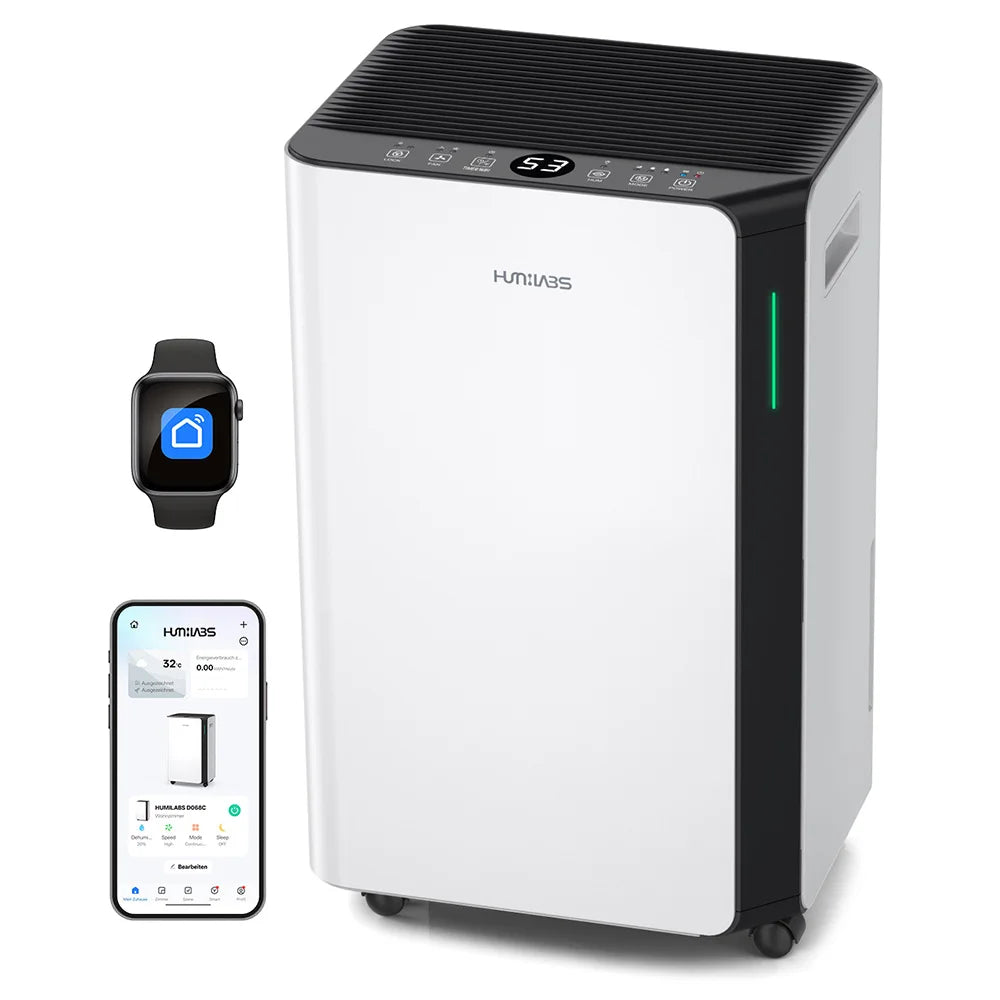 Déshumidificateur Portable 20L Humilabs OL20BD068CF Filtre Amovible
