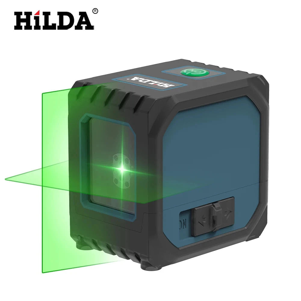 Hilda Mini Niveau Laser 2 Lignes Auto-Nivelant, Précision Pro, USB