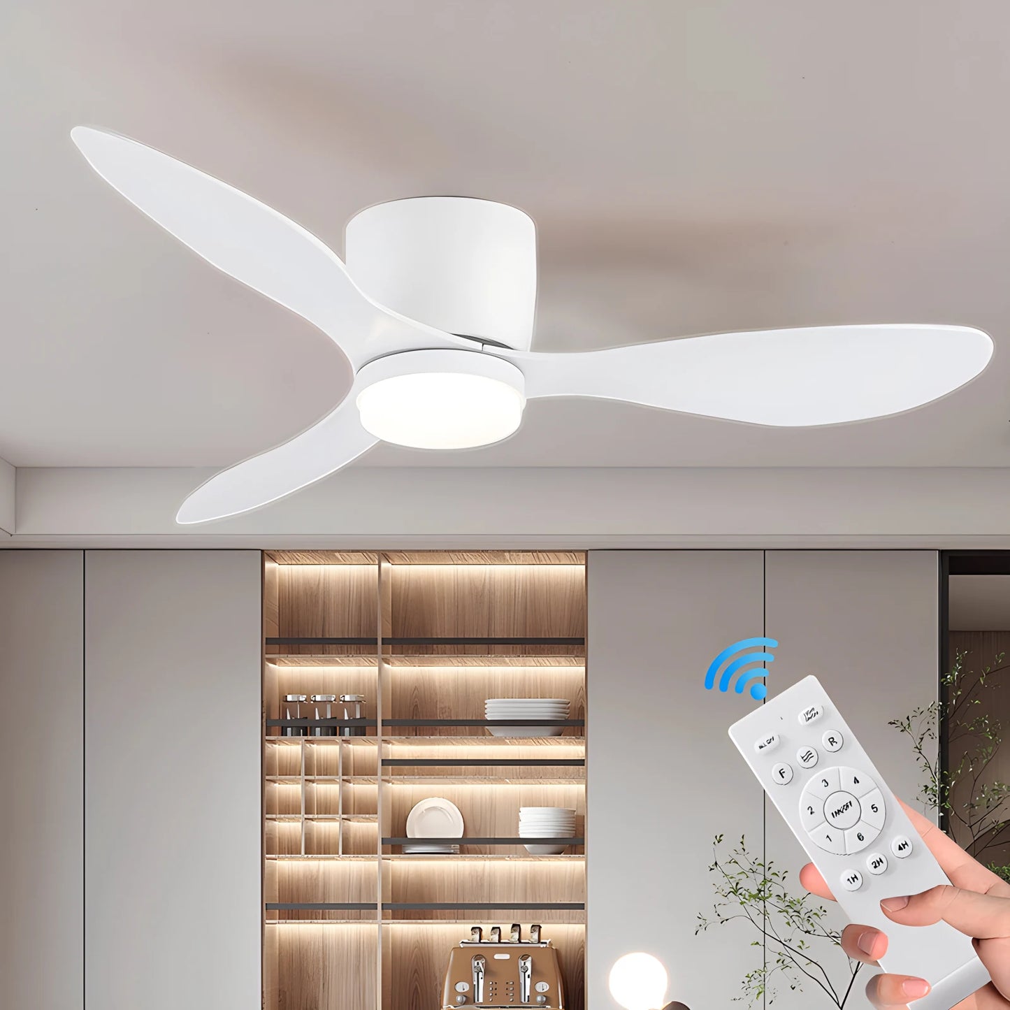 Ventilateur De Plafond IRALAN Avec Lumière Et Moteur DC 6 Vitesses