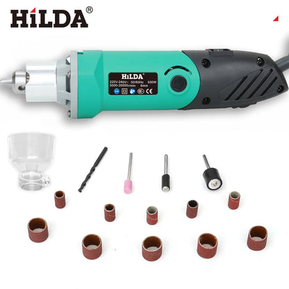 HILDA Outil Rotatif 500W Haute Puissance, 6 Vitesses, Mandrin 0.5-6.5 mm AB269 EU 220v 30000 tr 500w 6 vitesses _Hi_chtgptapp_optimised_this_description-generator _Hi_chtgptapp_optimised_this_seo-meta-description _Hi_chtgptapp_optimised_this_seo-meta-title _Hi_chtgptapp_optimised_this_tags-generator _Hi_chtgptapp_optimised_this_title-generator ac affûtage bricolage domicile coupe gravure mandrin 0.5 à 6.5 mm meulage min mini perceuse moteur brossé nettoyage outil rotatif vitesse variable