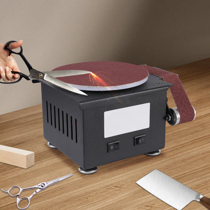 Mini ponceuse à bande 100 W – 7 vitesses, 10 bandes
