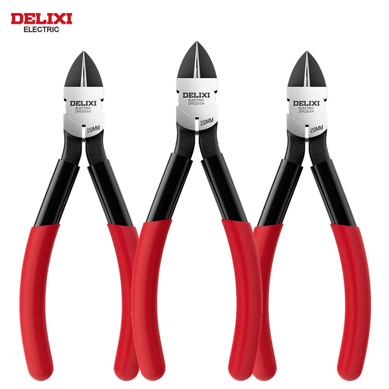 Delixi Pince Coupante Diagonale Pro Coupe Nette Métal Câble Plastique Bois - Manuzen