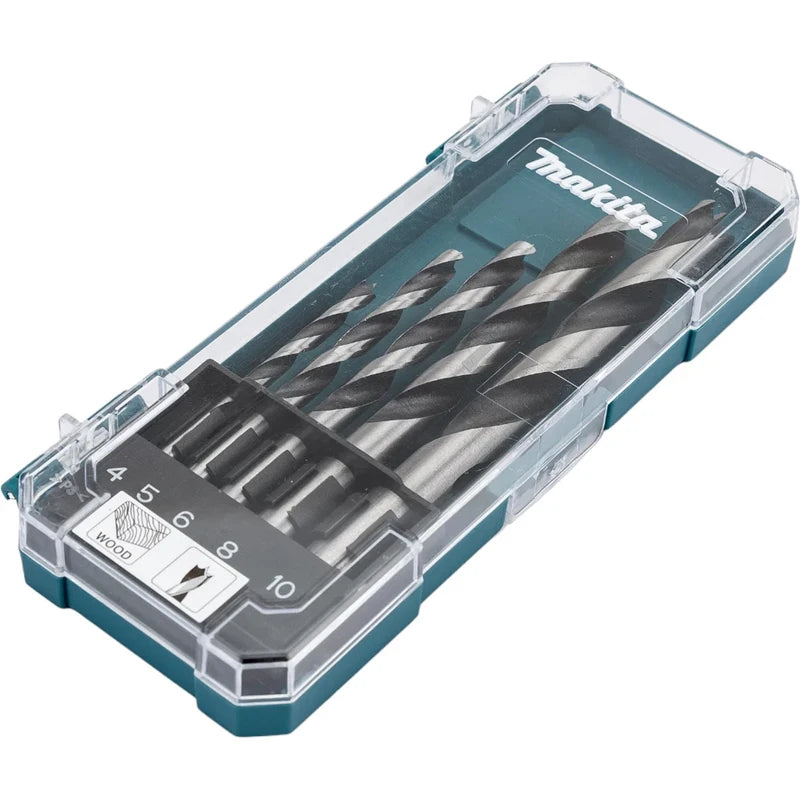 Makita Jeu Forets HSS Métal Et Bois Performance Durable Hélicoïdaux Tailles