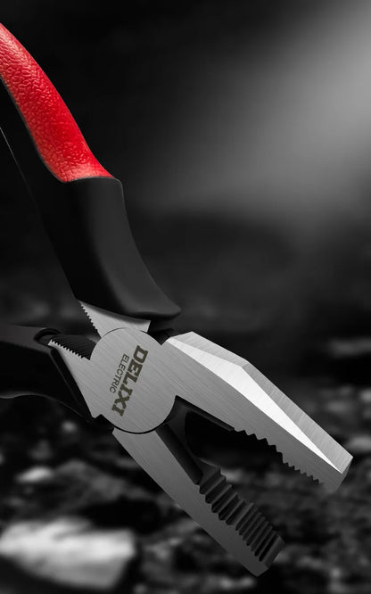 DELIXI Pince Multifonction Électrique Coupe Nette, Grande Ouverture Câbles - Manuzen