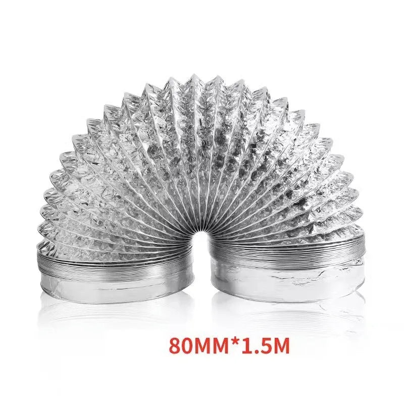 Tuyau de Ventilation en Aluminium Télescopique 80 100 120 150 200 mm