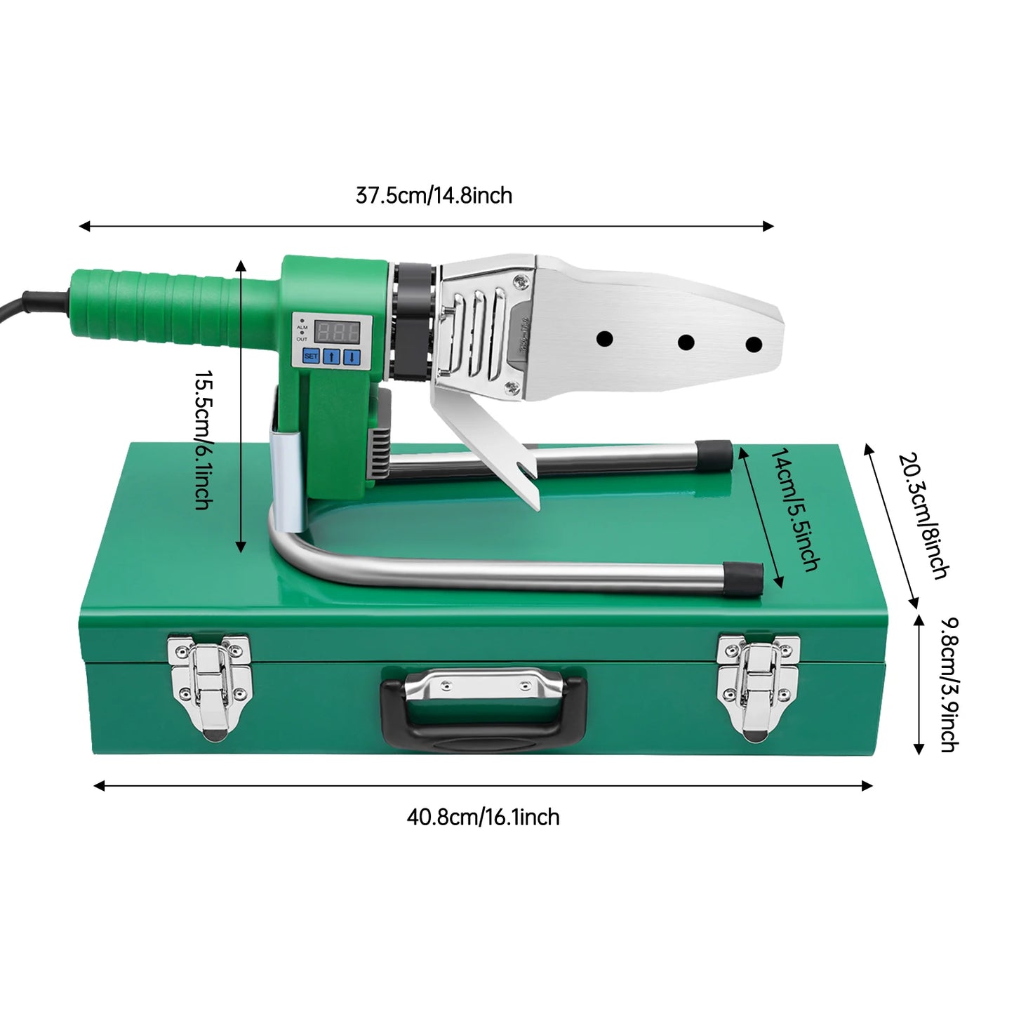 Soudeuse de tubes plastiques 1 500 W – thermofusion