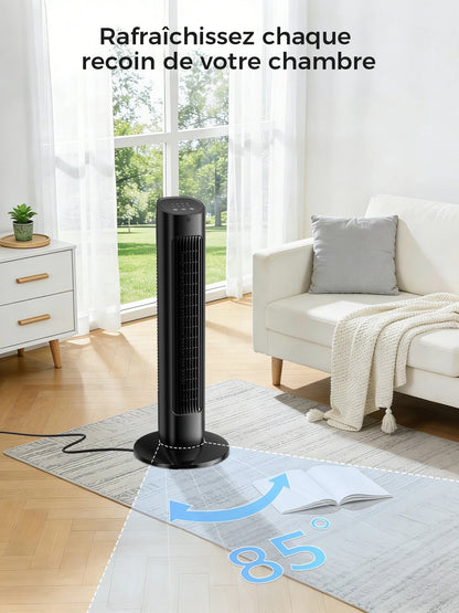 Ventilateur Sans Pales 80 Cm Avec Télécommande Silencieux