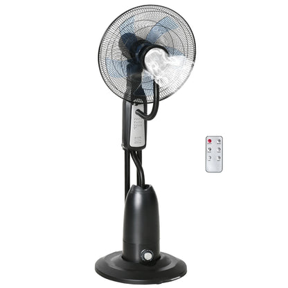 Ventilateur Nébuliseur Oscillant 3 Vitesses Avec Télécommande 90W