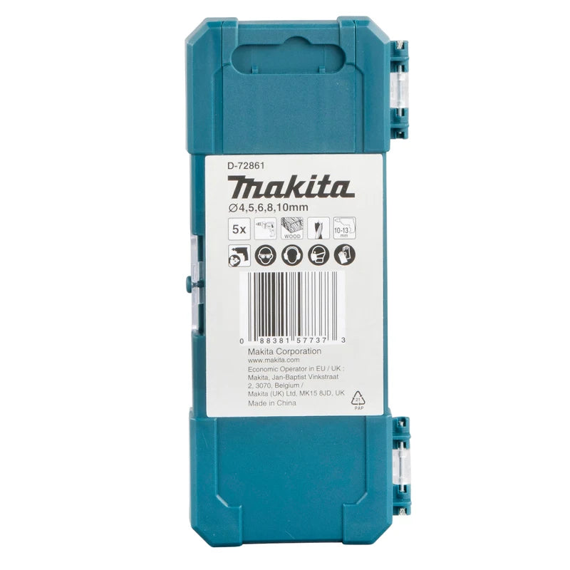 Makita Jeu Forets HSS Métal Et Bois Performance Durable Hélicoïdaux Tailles