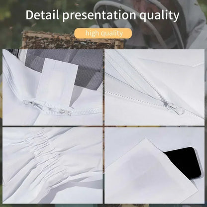Combinaison Apiculture Coton Anti Piqûres Avec Voile Intégral