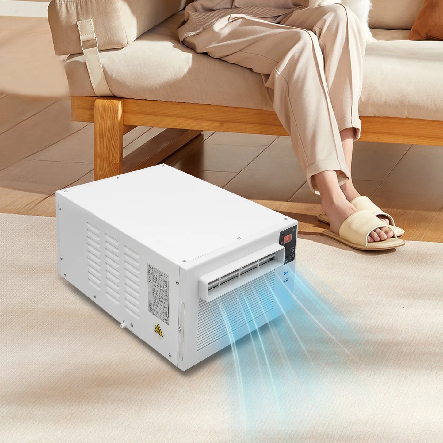 Climatiseur Portable 1900BTU 280W Avec Télécommande Pour Maison