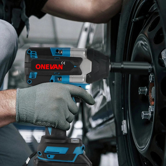 ONEVAN Clé À Chocs Brushless 1800 Nm 1/2 Pouce Compatible Makita 18V