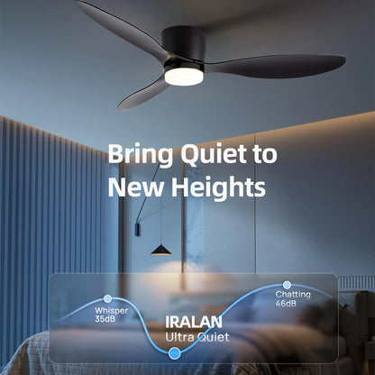 Ventilateur De Plafond IRALAN Avec Lumière Et Moteur DC 6 Vitesses