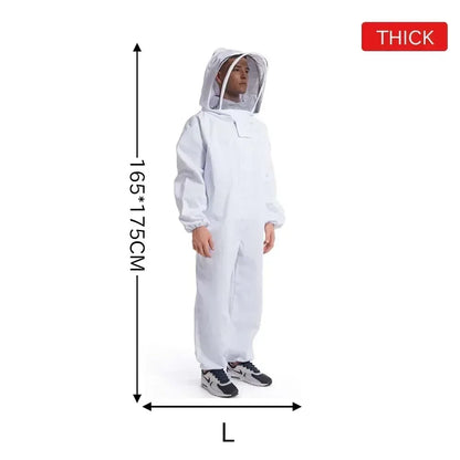 Combinaison Apiculture Coton Anti Piqûres Avec Voile Intégral L