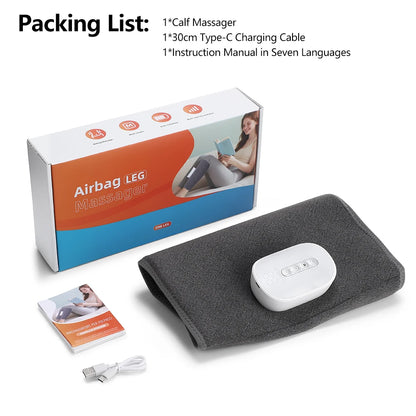 Masseur de mollets sans fil – compression d’air et chaleur