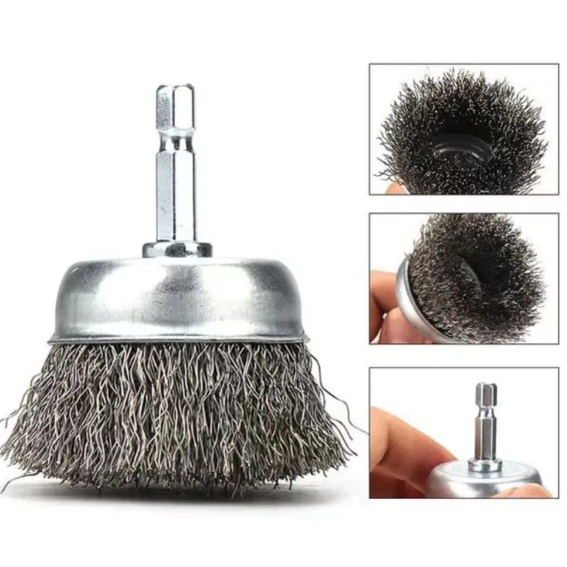 Brosse métallique pour perceuse IronPro