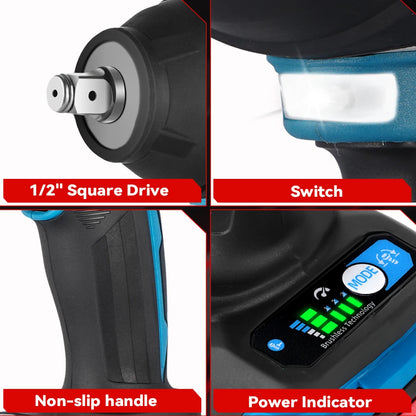 ONEVAN Clé À Chocs Brushless 1800 Nm 1/2 Pouce Compatible Makita 18V 1 1500w 1800 nm 18v 2 pouce 3 vitesses 7700 ipm _Hi_chtgptapp_optimised_this_description-generator _Hi_chtgptapp_optimised_this_seo-meta-description _Hi_chtgptapp_optimised_this_seo-meta-title _Hi_chtgptapp_optimised_this_tags-generator _Hi_chtgptapp_optimised_this_title-generator acier batterie incluse boulons m12 m16 brushless clé à chocs compatible makita couple élevé sans fil serrage rapide