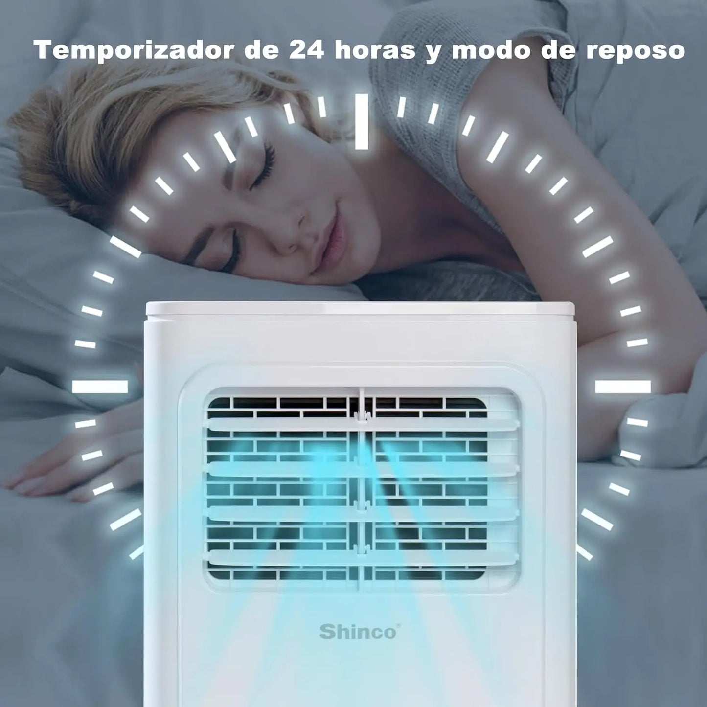 Climatiseur Mobile Shinco 7000 BTU 2,5 kW Refroidissement