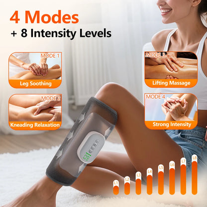 Masseur de mollets sans fil – compression d’air et chaleur