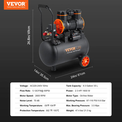 VEVOR Compresseur D’Air Silencieux Sans Huile, 8 À 35 L, Outils Pneumatiques 120v 1450w 1800w 18l 24l 35l 60hz 8l 900w _Hi_chtgptapp_optimised_this_description-generator _Hi_chtgptapp_optimised_this_seo-meta-description _Hi_chtgptapp_optimised_this_seo-meta-title _Hi_chtgptapp_optimised_this_tags-generator _Hi_chtgptapp_optimised_this_title-generator ce compresseur d'air cuve acier outils pneumatiques q235b sans huile silencieux vevor électrique