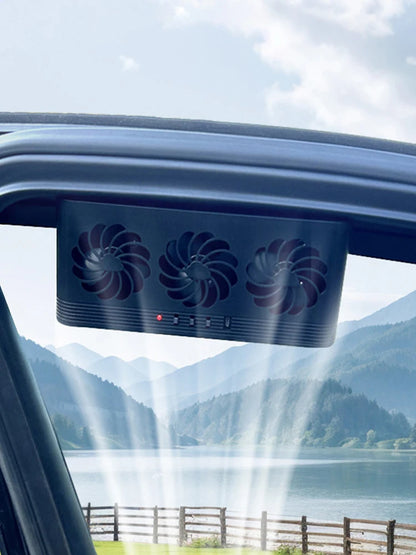 Ventilateur Solaire Pour Voiture Extraction et Ventilation USB