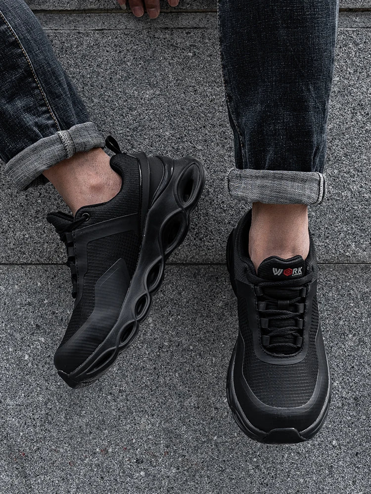 LARNMERN Chaussures De Sécurité Embout Acier Absorption Des Chocs Semelle EVA _Hi_chtgptapp_optimised_this_description-generator _Hi_chtgptapp_optimised_this_seo-meta-description _Hi_chtgptapp_optimised_this_seo-meta-title _Hi_chtgptapp_optimised_this_tags-generator _Hi_chtgptapp_optimised_this_title-generator absorption chocs ajustement standard chantier chaussures sécurité doublure coton embout acier hauteur cheville larnmern maille d'air protection pied semelle eva taille normale tige maille travail