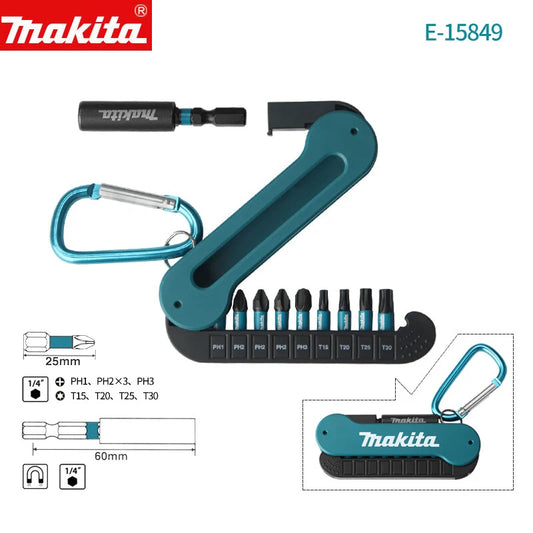 Makita E-15849 Jeu d'Embouts Impact 25mm Noir Précis Pour Tournevis Électrique