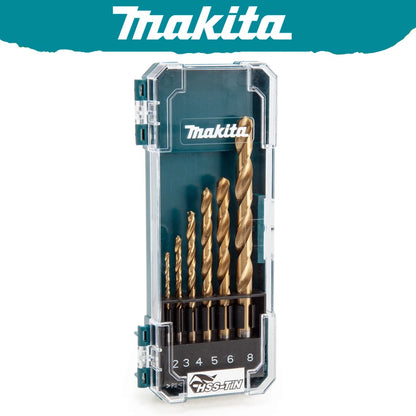 Makita Jeu Forets HSS Métal Et Bois Performance Durable Hélicoïdaux Tailles D-72833