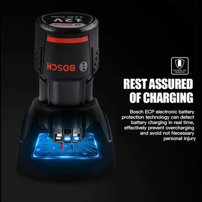 Bosch GSR 120-LI Perceuse Sans Fil 12V - Puissante pour Travaux Métal et Bois - Manuzen