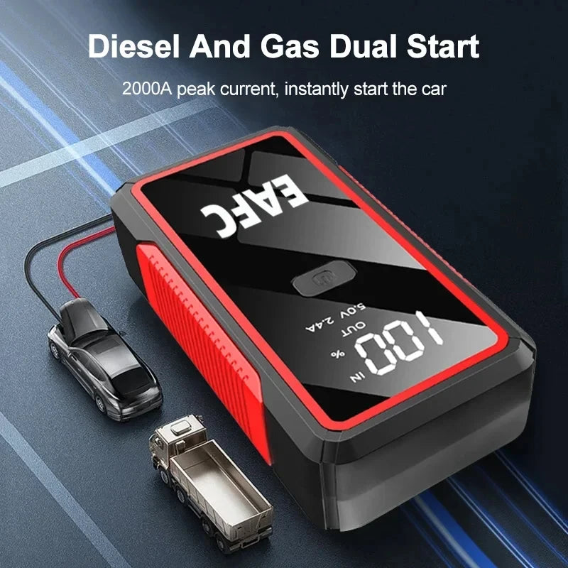 Booster de démarrage voiture 12 V – 600 à 2 000 A