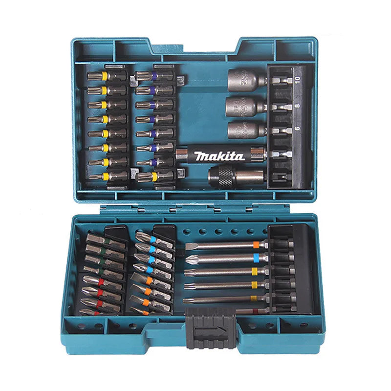 Makita B-55697 Jeu D'embouts Tournevis 43 Pièces Code Couleur Pour Outil
