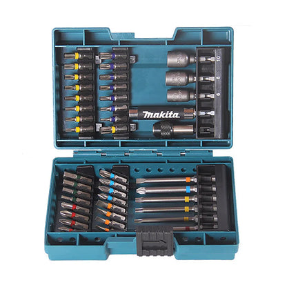 Makita B-55697 Jeu D'embouts Tournevis 43 Pièces Code Couleur Pour Outil