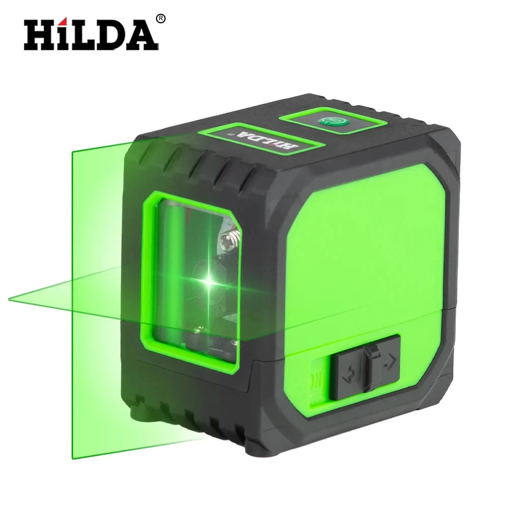 Hilda Mini Niveau Laser 2 Lignes Auto-Nivelant, Précision Pro, USB
