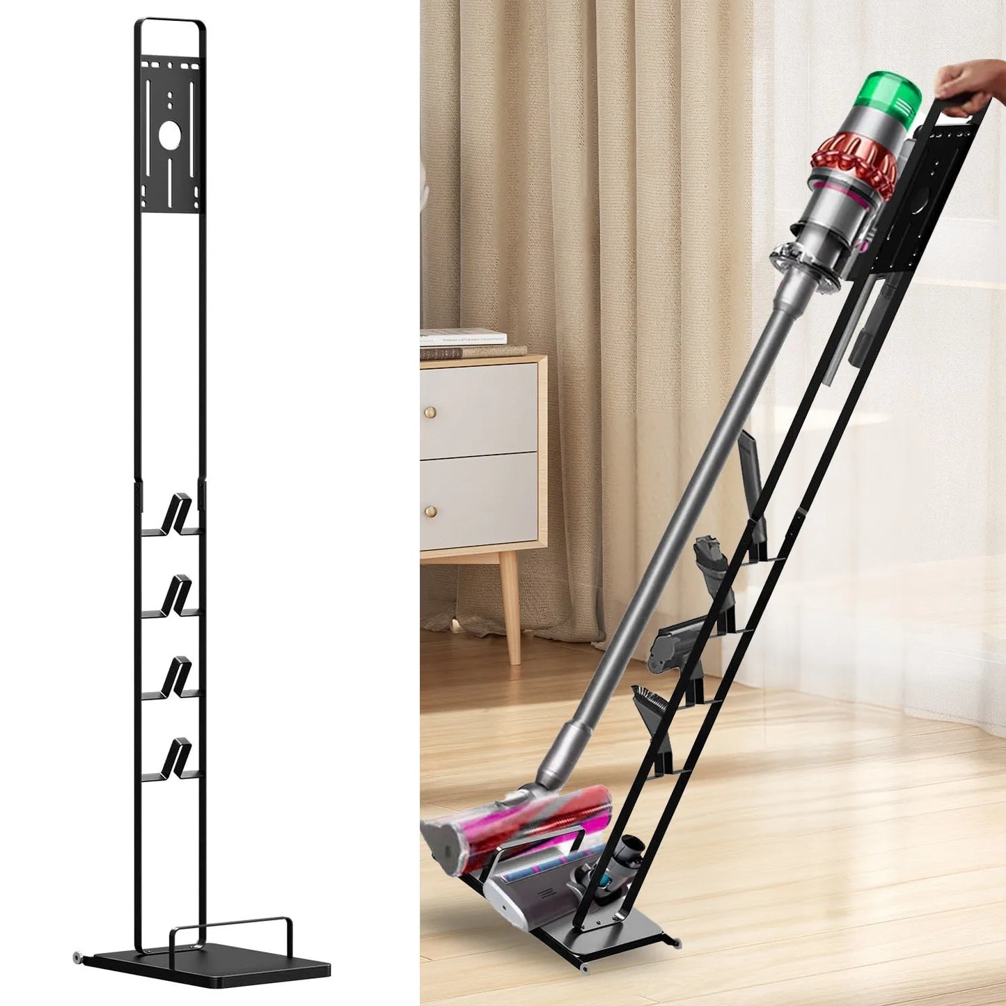 Support Pour Aspirateur Dyson V15 V11 V10 V8 V7 V6 Métallique